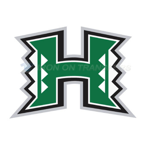 Hawaii Warriors Logo T-shirts Iron On Transfers N4541